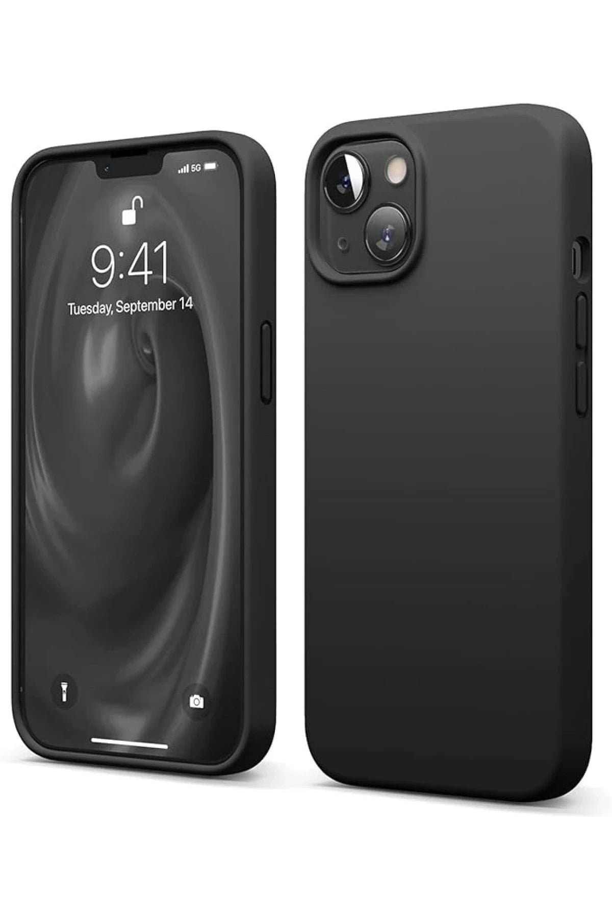 nebaktın Apple iPhone 14 Kılıf First Silikon - Siyah 1