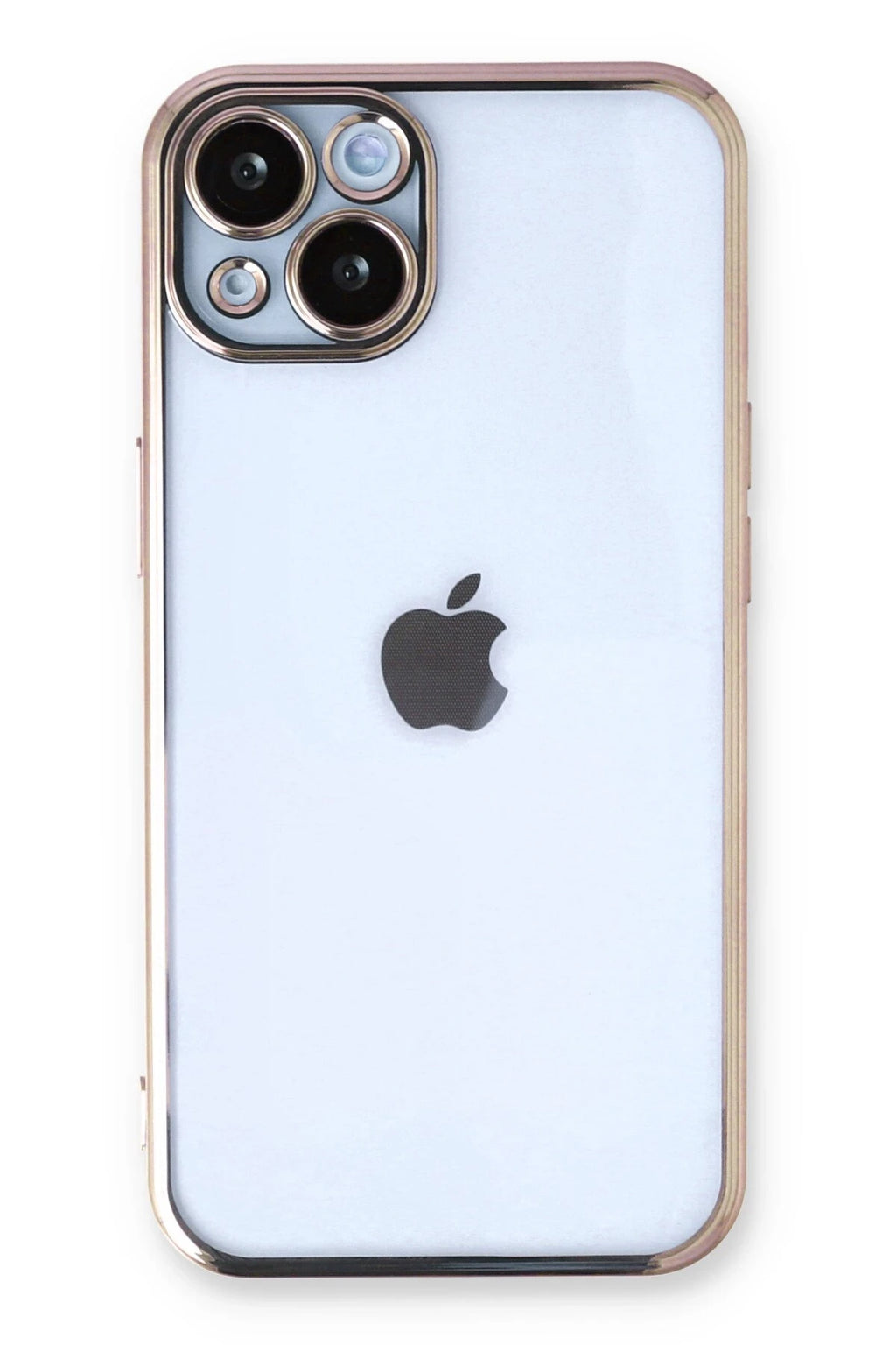 nebaktın Apple iPhone 13 Kılıf Razer Lensli Silikon - Gold 1