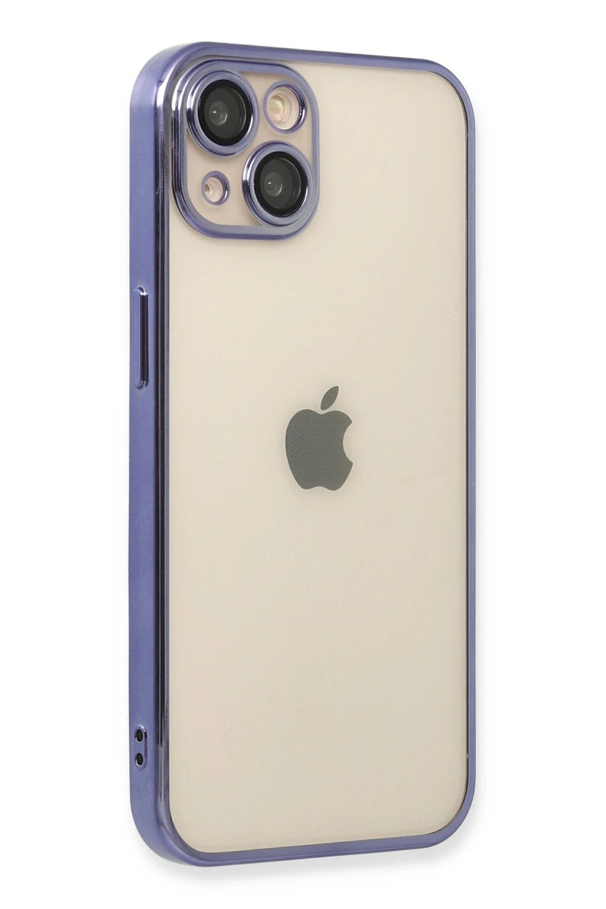 nebaktın Apple iPhone 13 Kılıf Razer Lensli Silikon - Mor 2