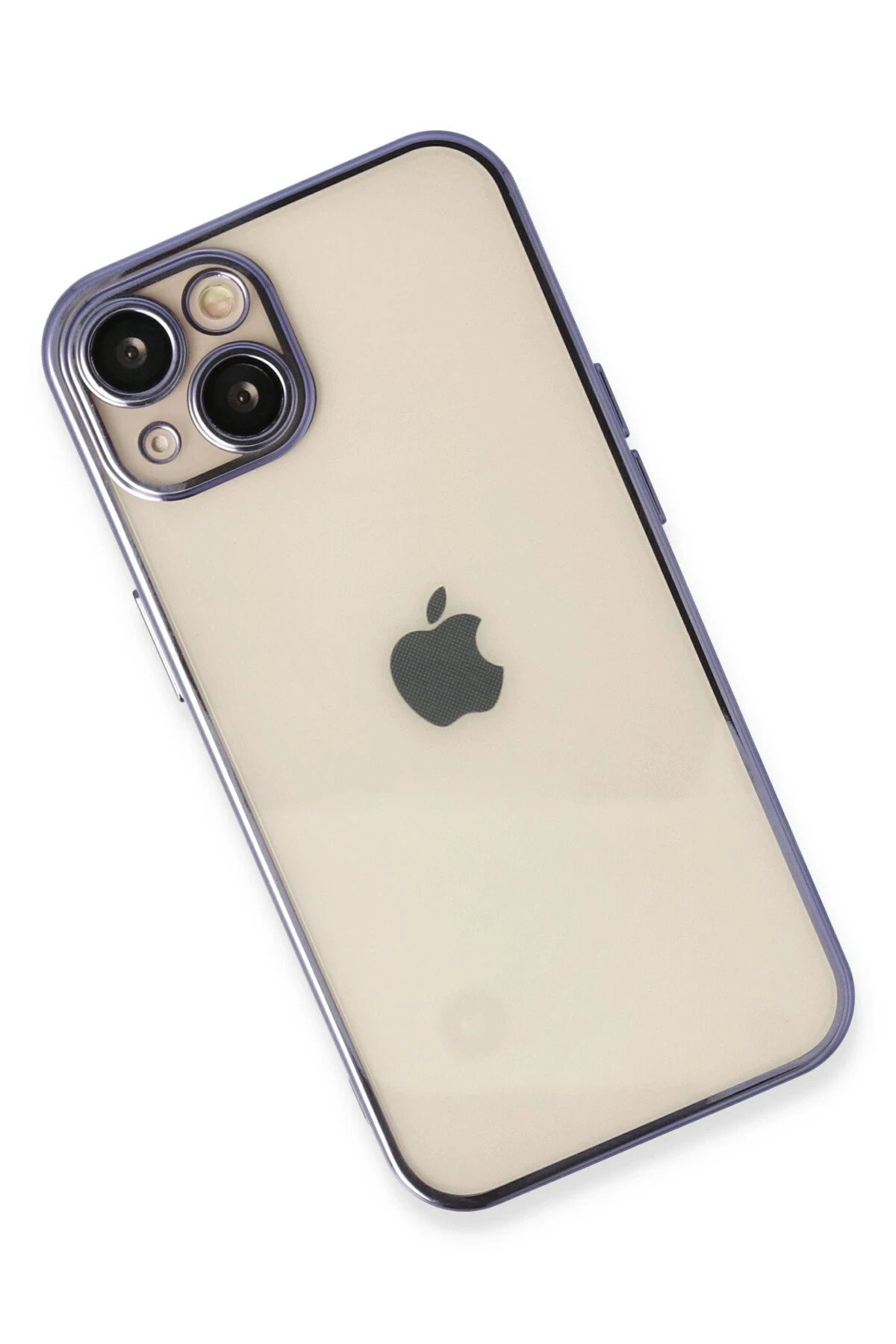 nebaktın Apple iPhone 13 Kılıf Razer Lensli Silikon - Mor 3