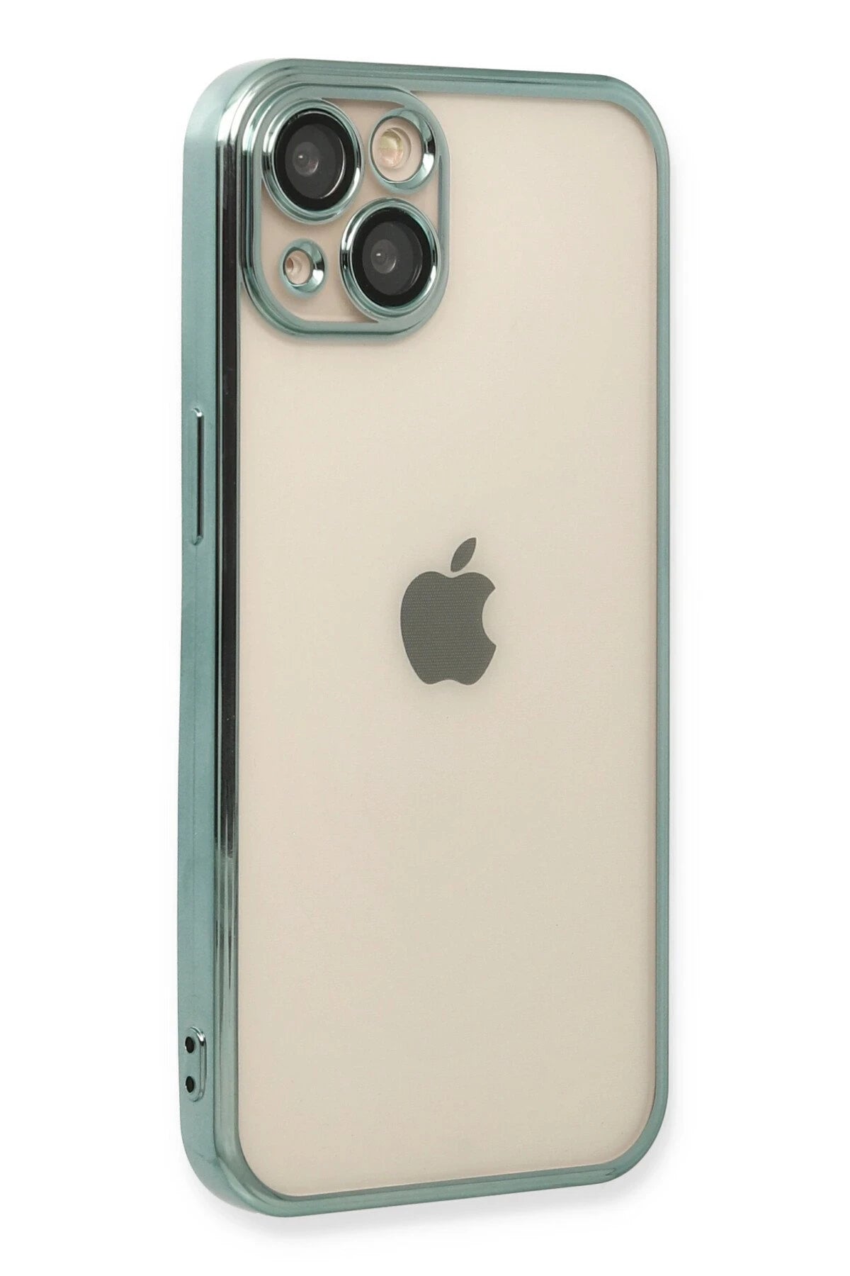nebaktın Apple iPhone 13 Kılıf Razer Lensli Silikon - Yeşil 3