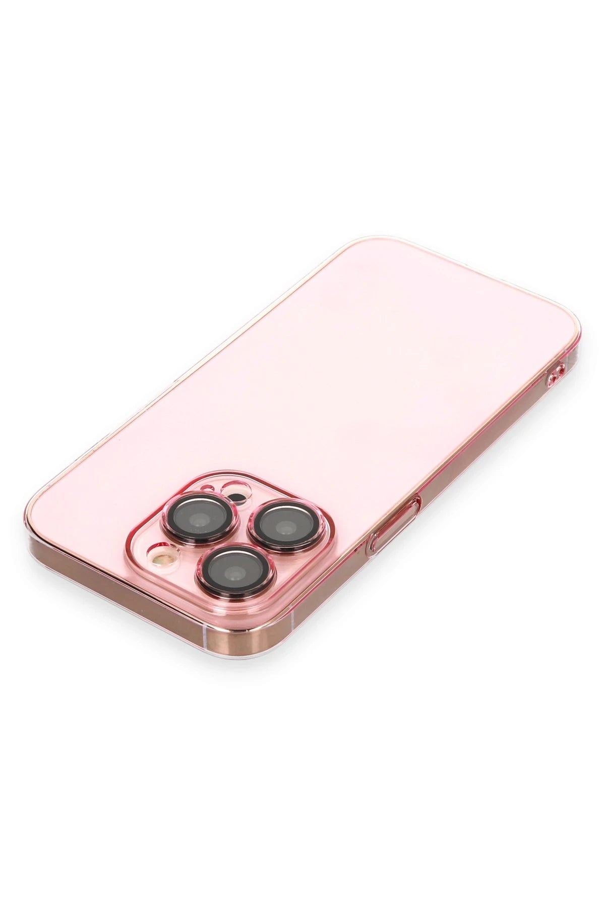 nebaktın Apple iPhone 13 Pro Kılıf Armada Lensli Kapak - Rose Gold 3