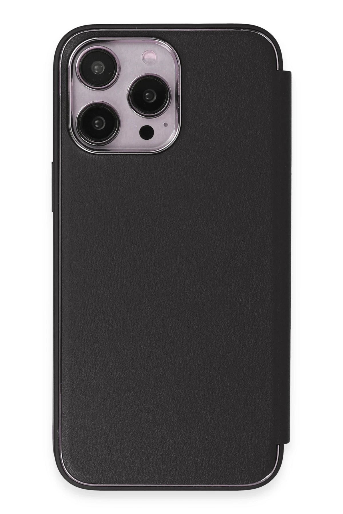 nebaktın Apple iPhone 13 Pro Kılıf Dolpin Kapaklı - Siyah 4