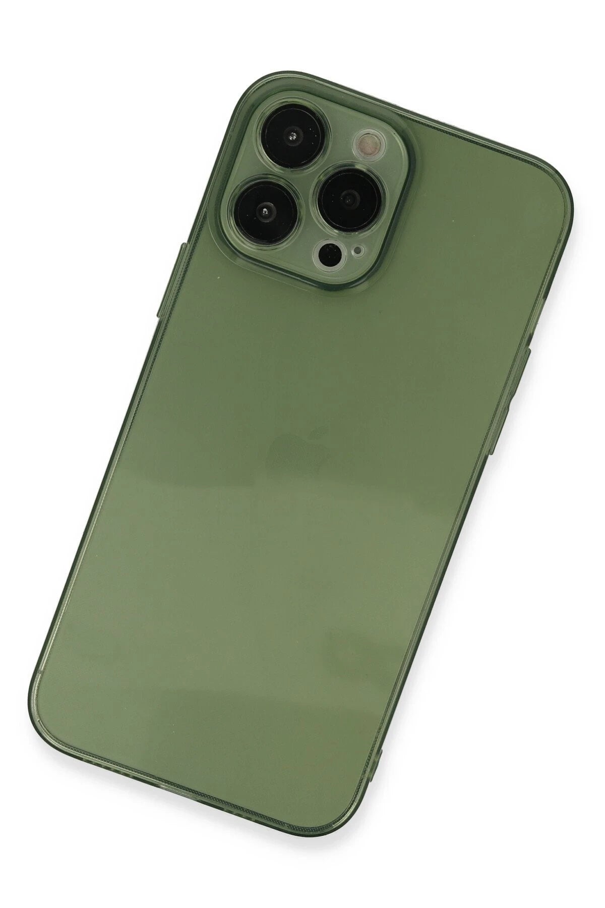nebaktın Apple iPhone 13 Pro Kılıf Fly Lens Silikon - Yeşil 3