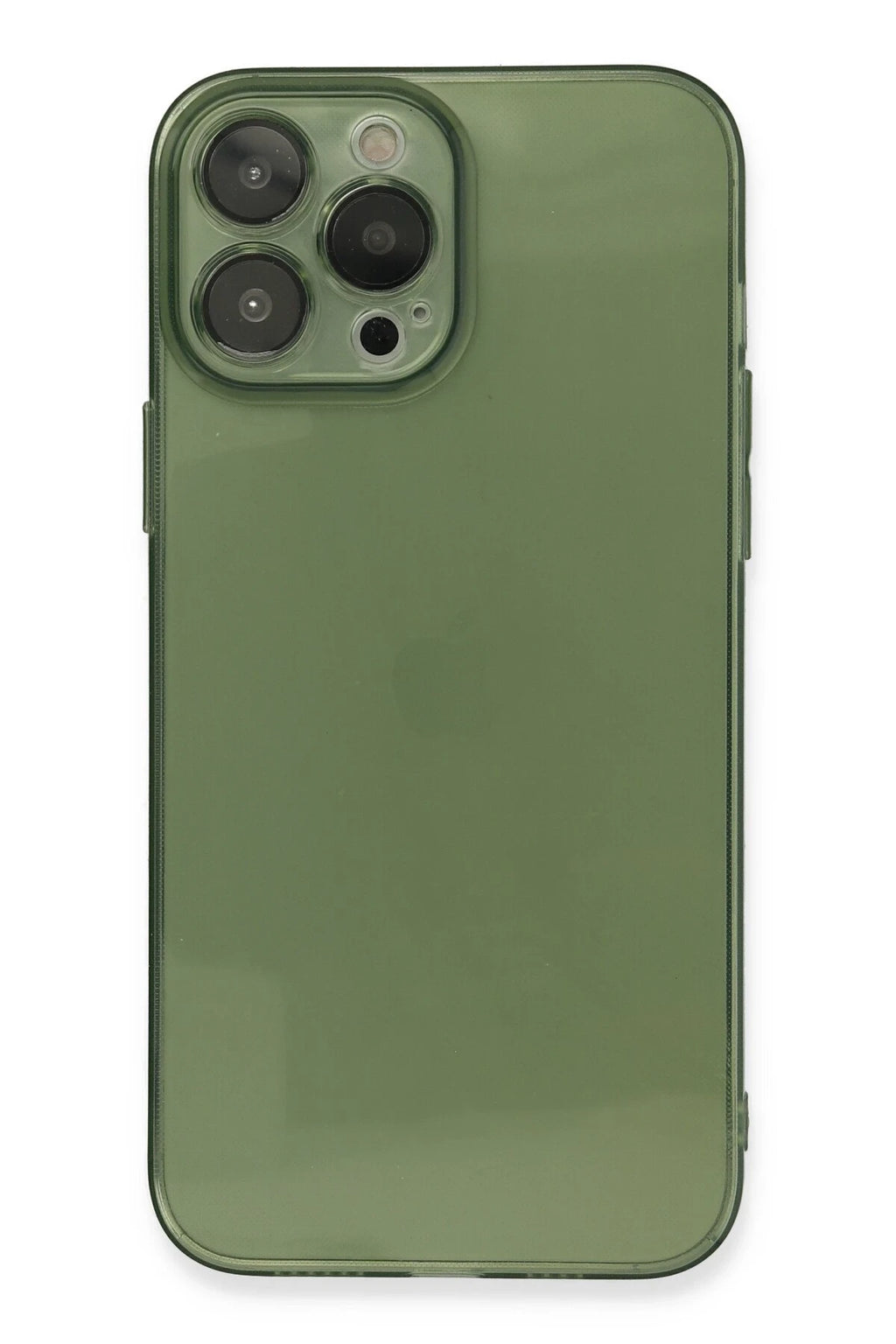 nebaktın Apple iPhone 13 Pro Kılıf Fly Lens Silikon - Yeşil 1