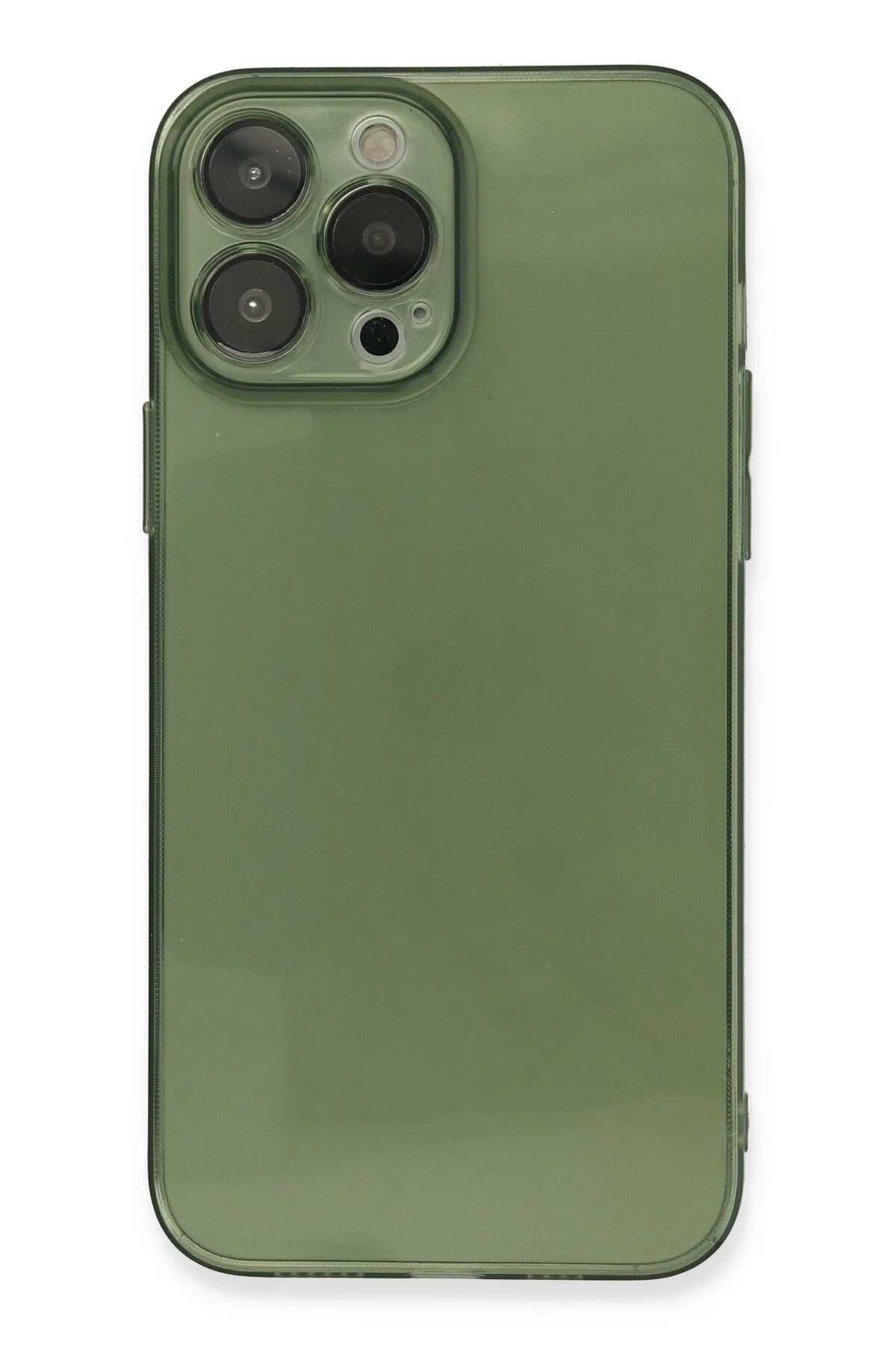 nebaktın Apple iPhone 13 Pro Kılıf Fly Lens Silikon - Yeşil 1