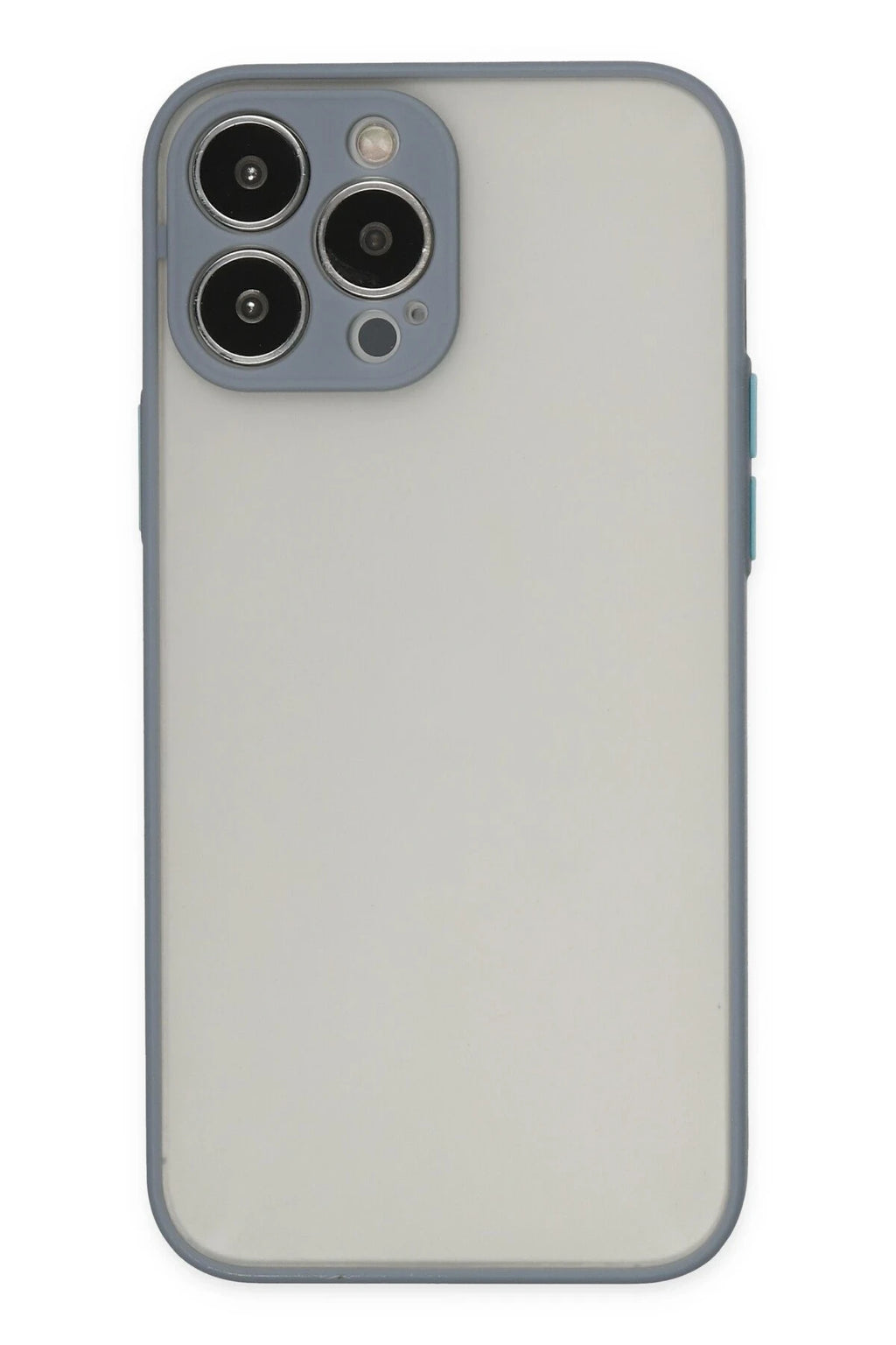 nebaktın Apple iPhone 13 Pro Kılıf Montreal Silikon Kapak - Gri 1