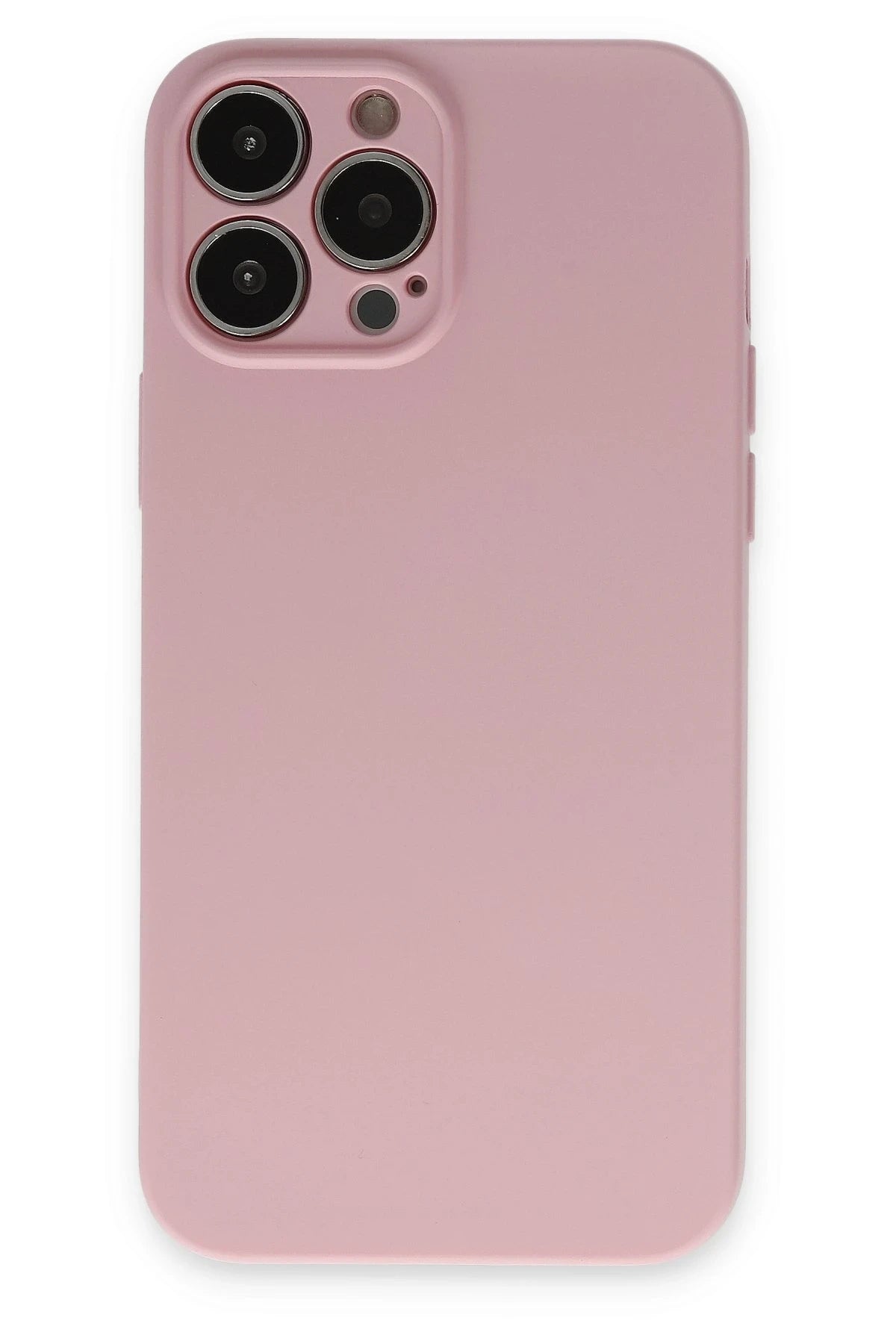 nebaktın Apple iPhone 13 Pro Kılıf Nano içi Kadife Silikon - Pembe 1