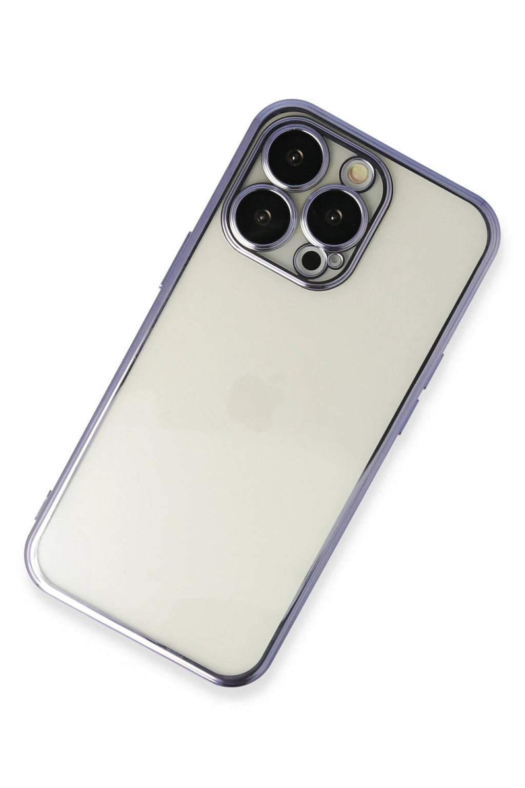 nebaktın Apple iPhone 13 Pro Kılıf Razer Lensli Silikon - Mor 2