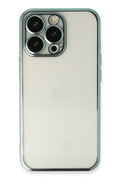 nebaktın Apple iPhone 13 Pro Kılıf Razer Lensli Silikon - Yeşil 1
