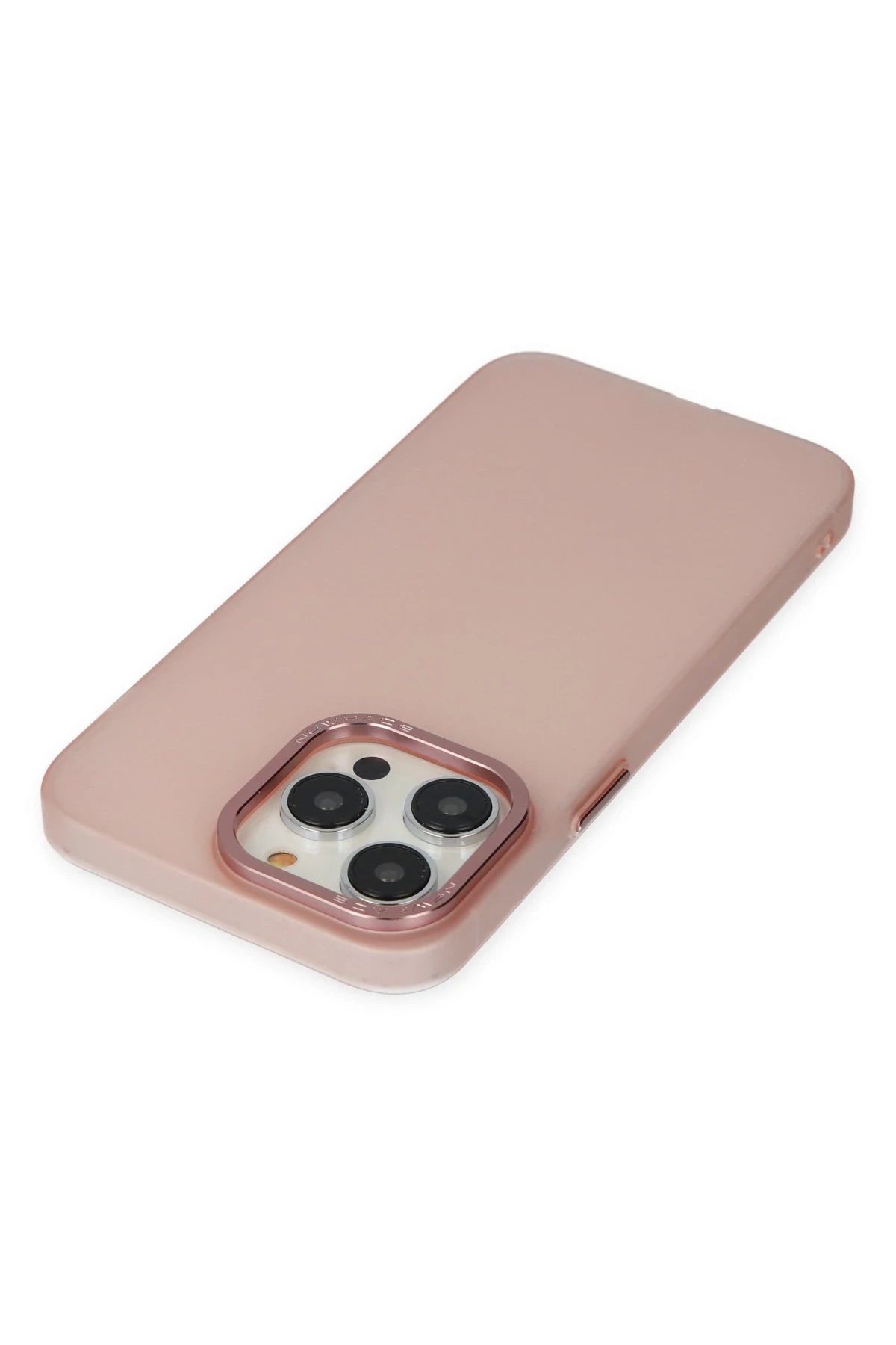 nebaktın Apple iPhone 13 Pro Max Kılıf Modos Metal Kapak - Pembe 4