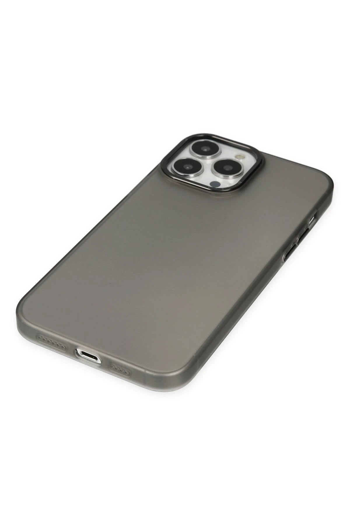 nebaktın Apple iPhone 13 Pro Max Kılıf Modos Metal Kapak - Siyah 4