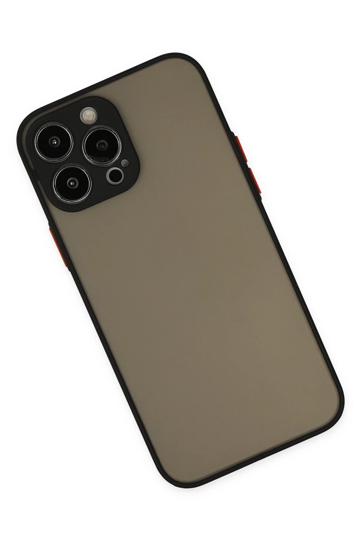 nebaktın Apple iPhone 13 Pro Max Kılıf Montreal Silikon Kapak - Siyah 3