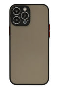 nebaktın Apple iPhone 13 Pro Max Kılıf Montreal Silikon Kapak - Siyah 1