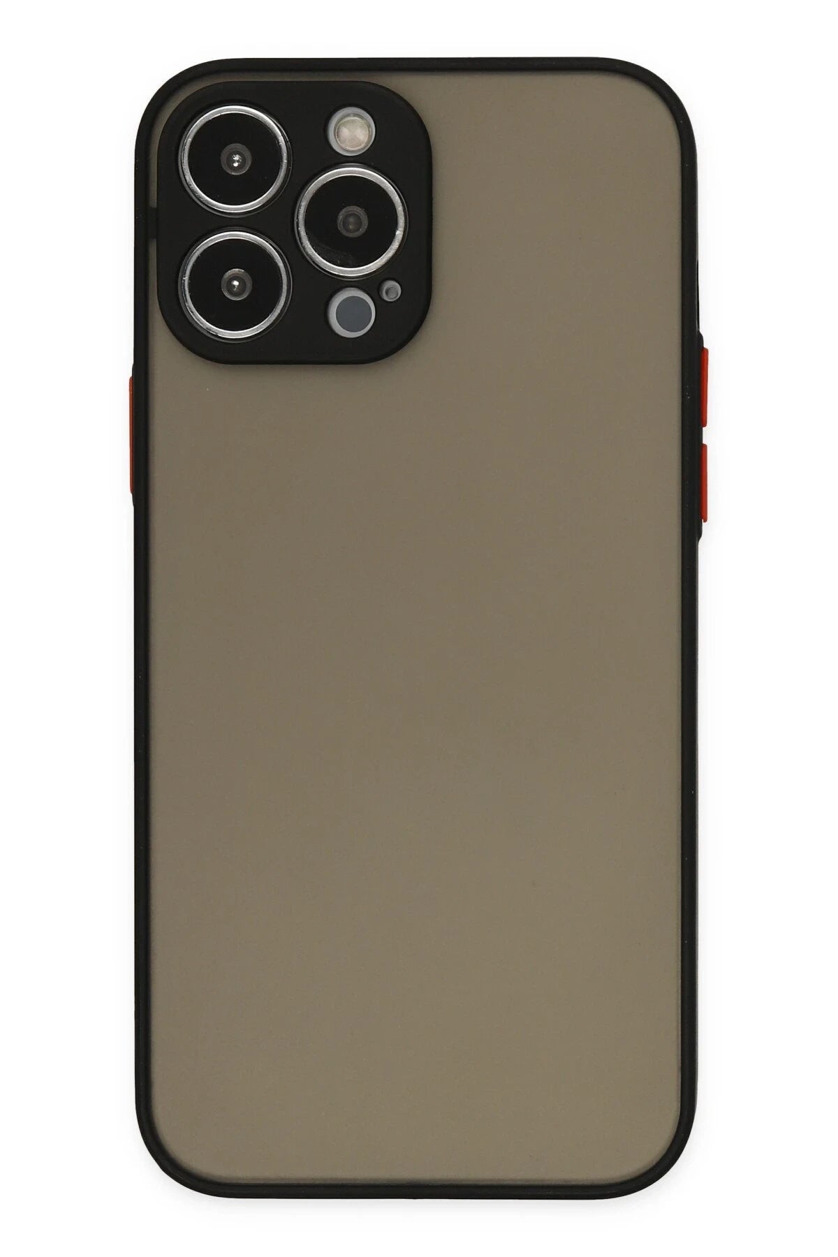 nebaktın Apple iPhone 13 Pro Max Kılıf Montreal Silikon Kapak - Siyah 1