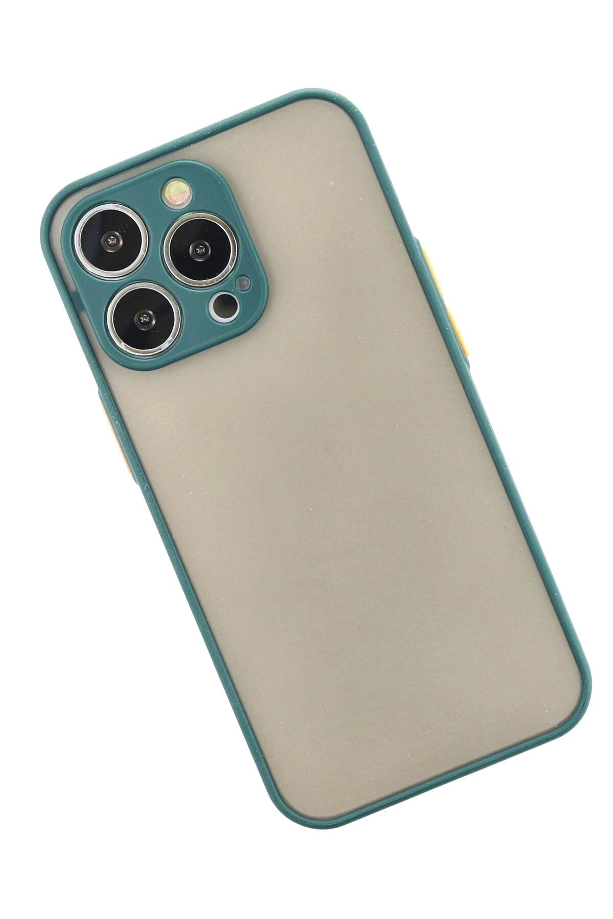 nebaktın Apple iPhone 13 Pro Max Kılıf Montreal Silikon Kapak - Yeşil 2