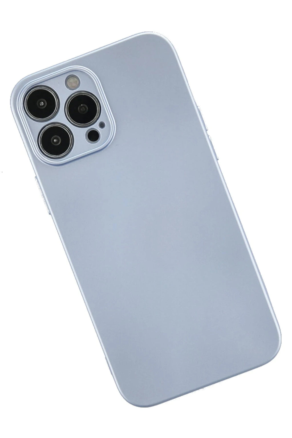 nebaktın Apple iPhone 13 Pro Max Kılıf Nano içi Kadife Silikon - Sky Blue 3