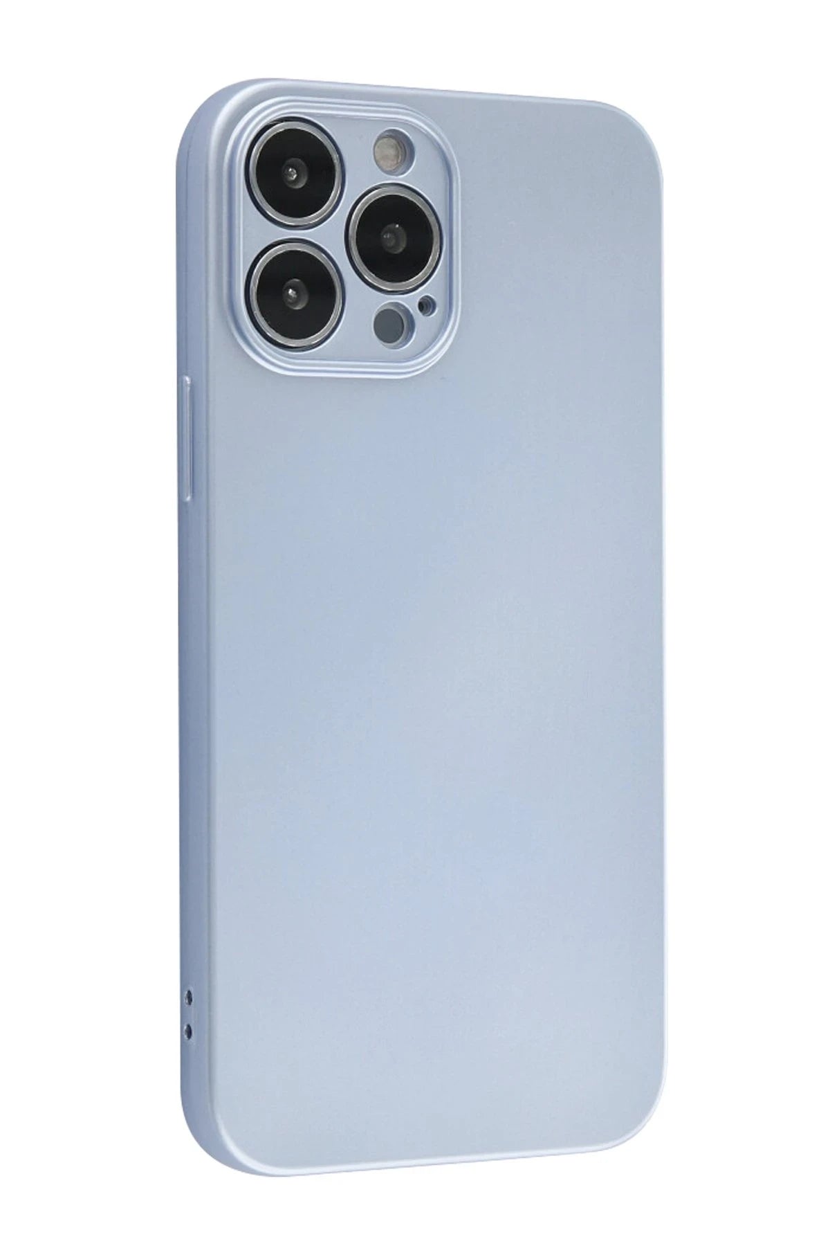 nebaktın Apple iPhone 13 Pro Max Kılıf Nano içi Kadife Silikon - Sky Blue 2