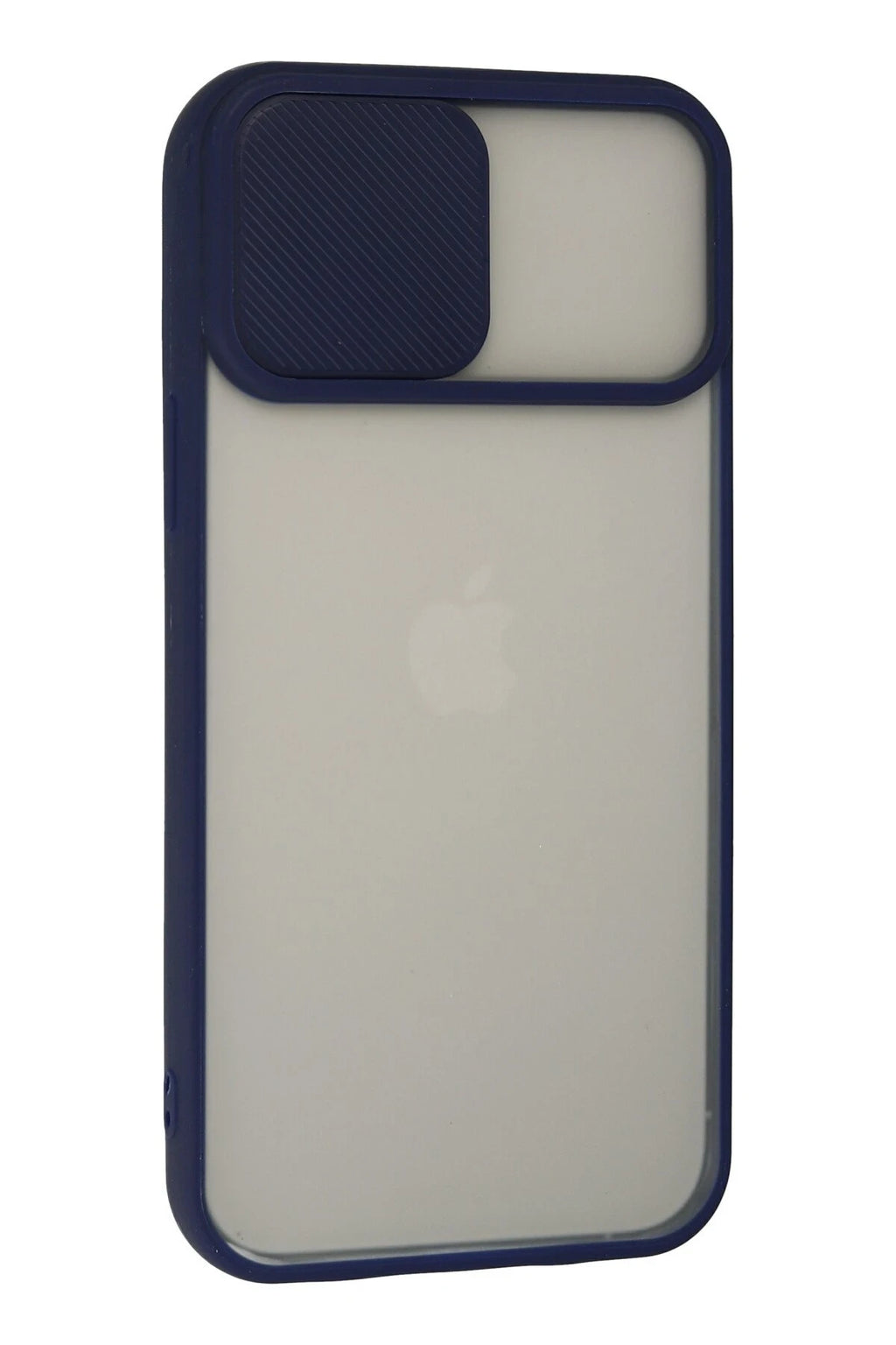 nebaktın Apple iPhone 13 Pro Max Kılıf Palm Buzlu Kamera Sürgülü Silikon - Lacivert 2