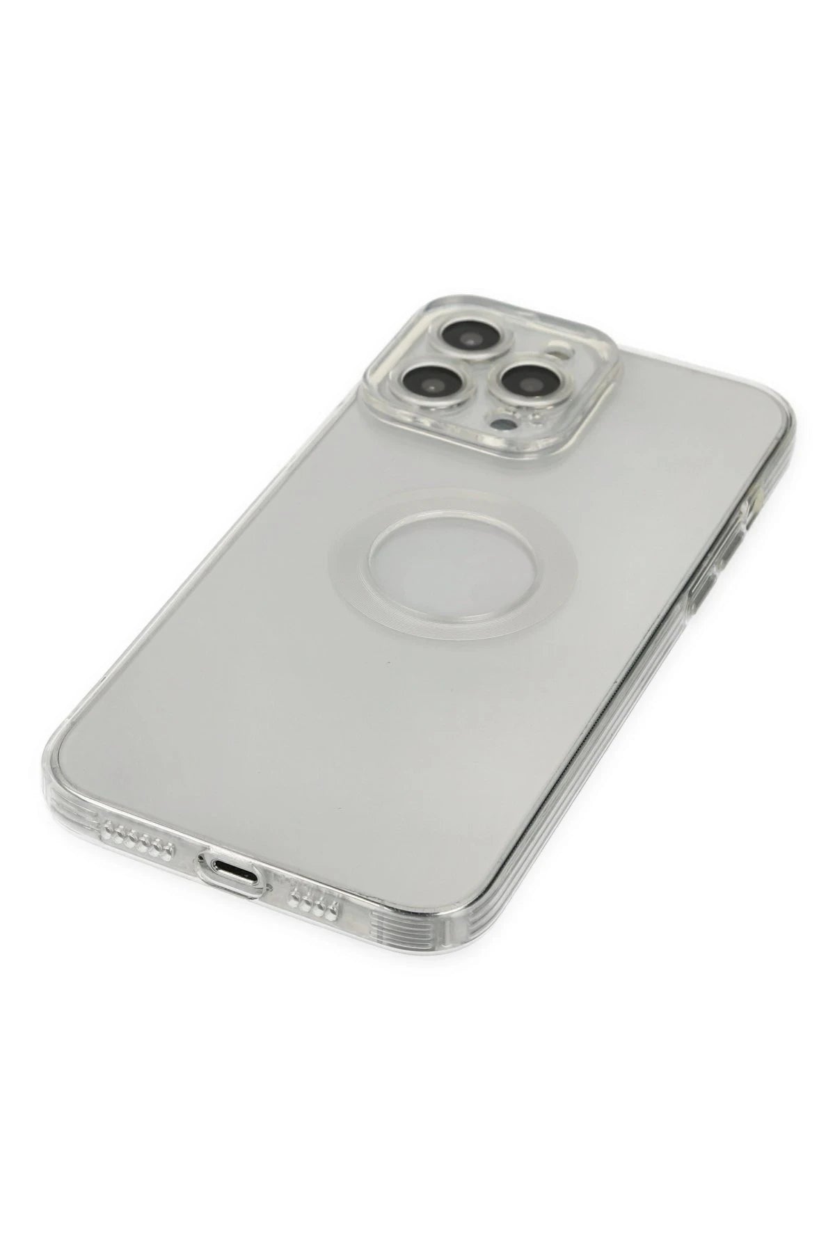 nebaktın Apple iPhone 13 Pro Max Kılıf Santa Lens Silikon - Şeffaf 3