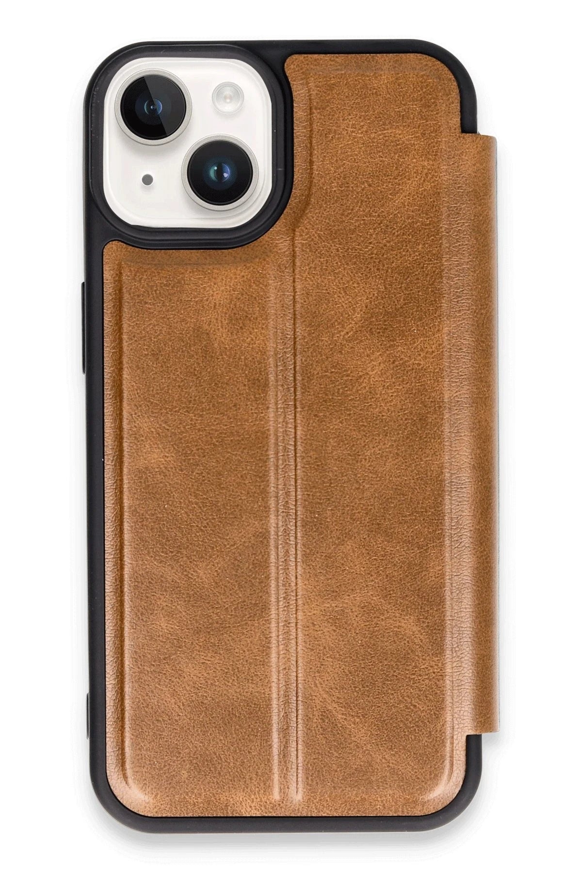 nebaktın Apple iPhone 14 Kılıf Flip Cover - Taba 1