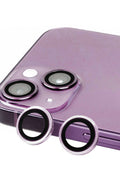 nebaktın Apple iPhone 14 Plus Raze Metal Kamera Lens - Mor 1