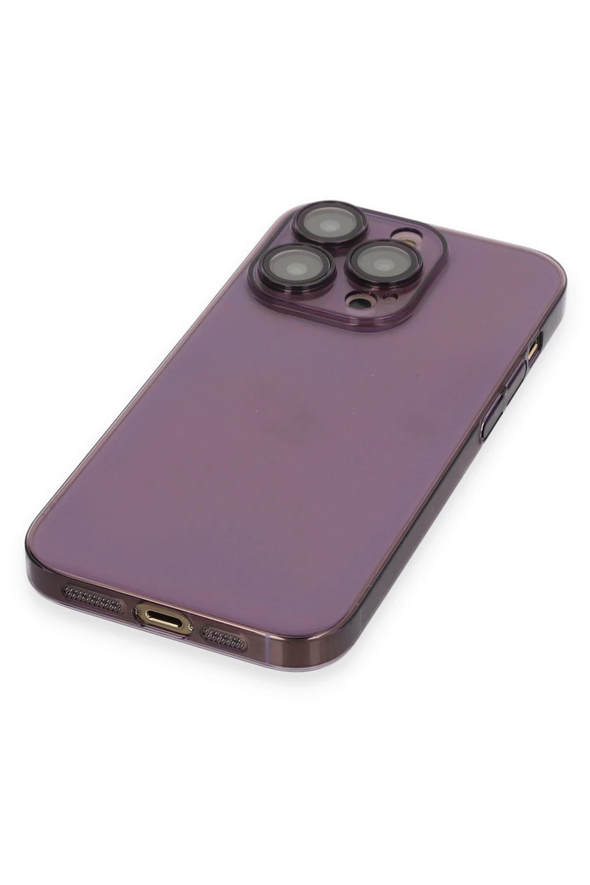 nebaktın Apple iPhone 14 Pro Kılıf Armada Lensli Kapak - Derin Mor 4