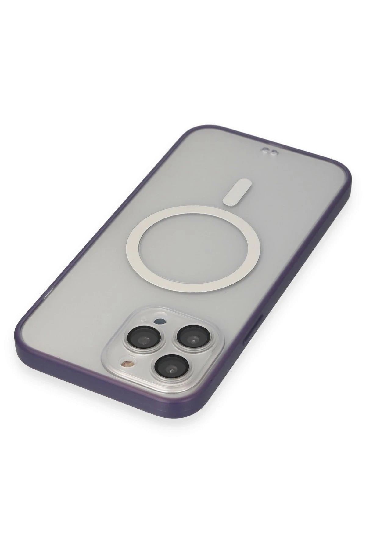 nebaktın Apple iPhone 14 Pro Kılıf Grand Magneticsafe Kapak - Mor 3