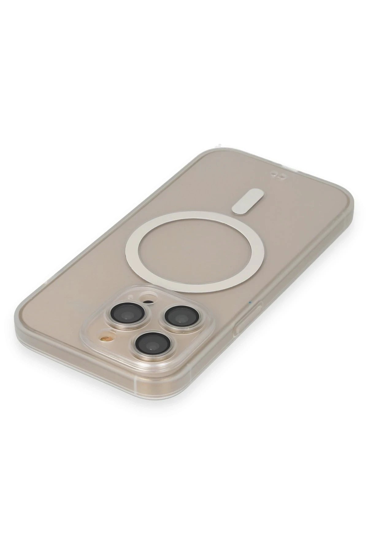 nebaktın Apple iPhone 14 Pro Kılıf Grand Magneticsafe Kapak - Şeffaf 3