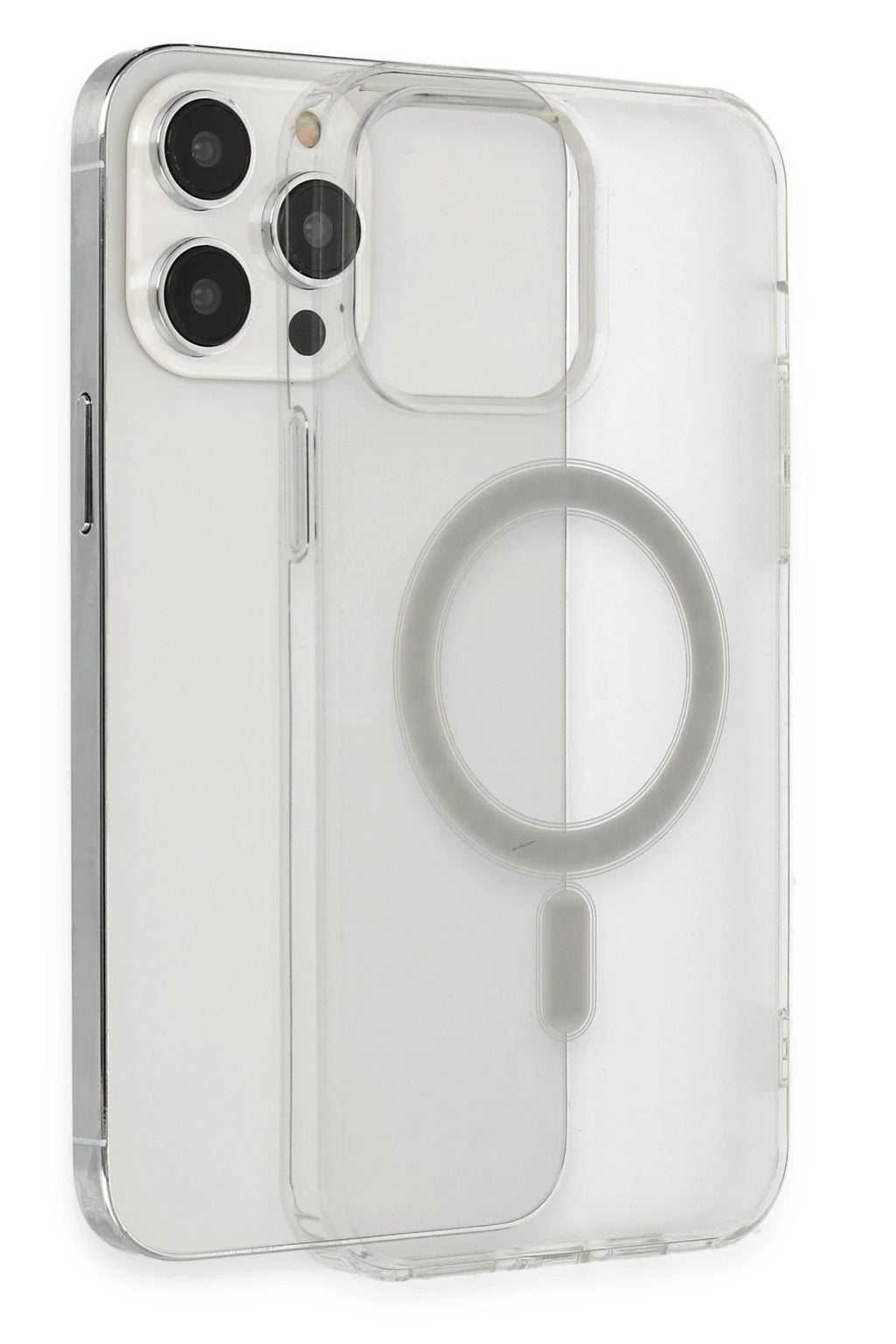 nebaktın Apple iPhone 14 Pro Kılıf Matte Şeffaf Magneticsafe - Şeffaf 5