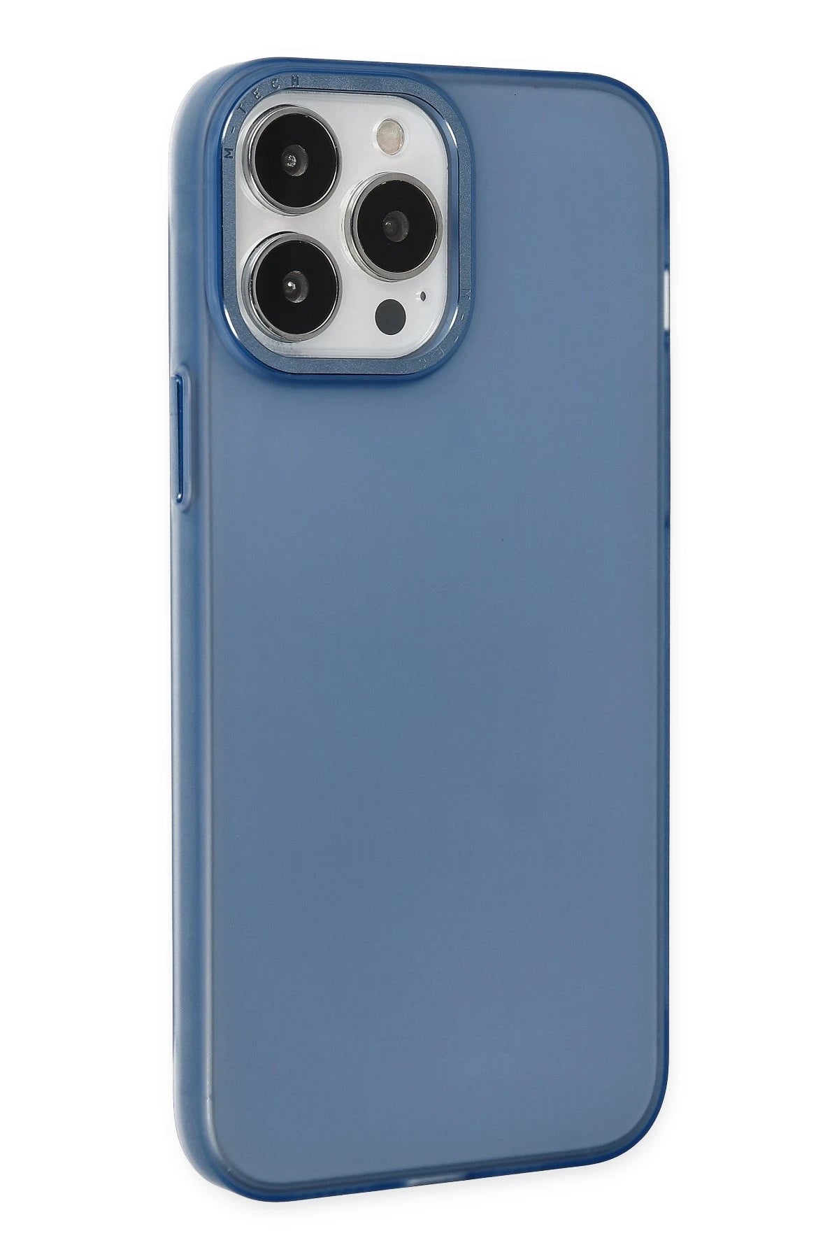 nebaktın Apple iPhone 14 Pro Kılıf Modos Metal Kapak - Lacivert 2