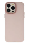 nebaktın Apple iPhone 14 Pro Kılıf Modos Metal Kapak - Pembe 1