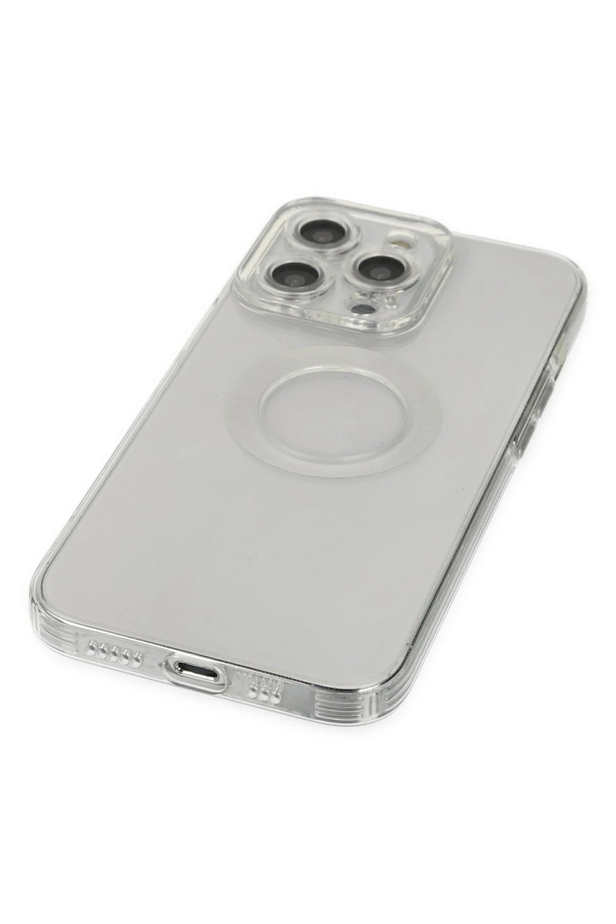 nebaktın Apple iPhone 14 Pro Kılıf Santa Lens Silikon - Şeffaf 5