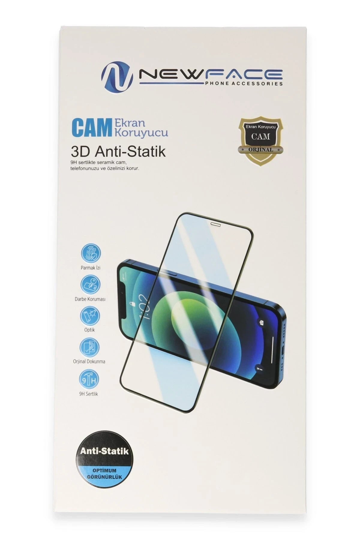 nebaktın Apple iPhone 14 Pro Max 3D Antistatik Cam Ekran Koruyucu 3