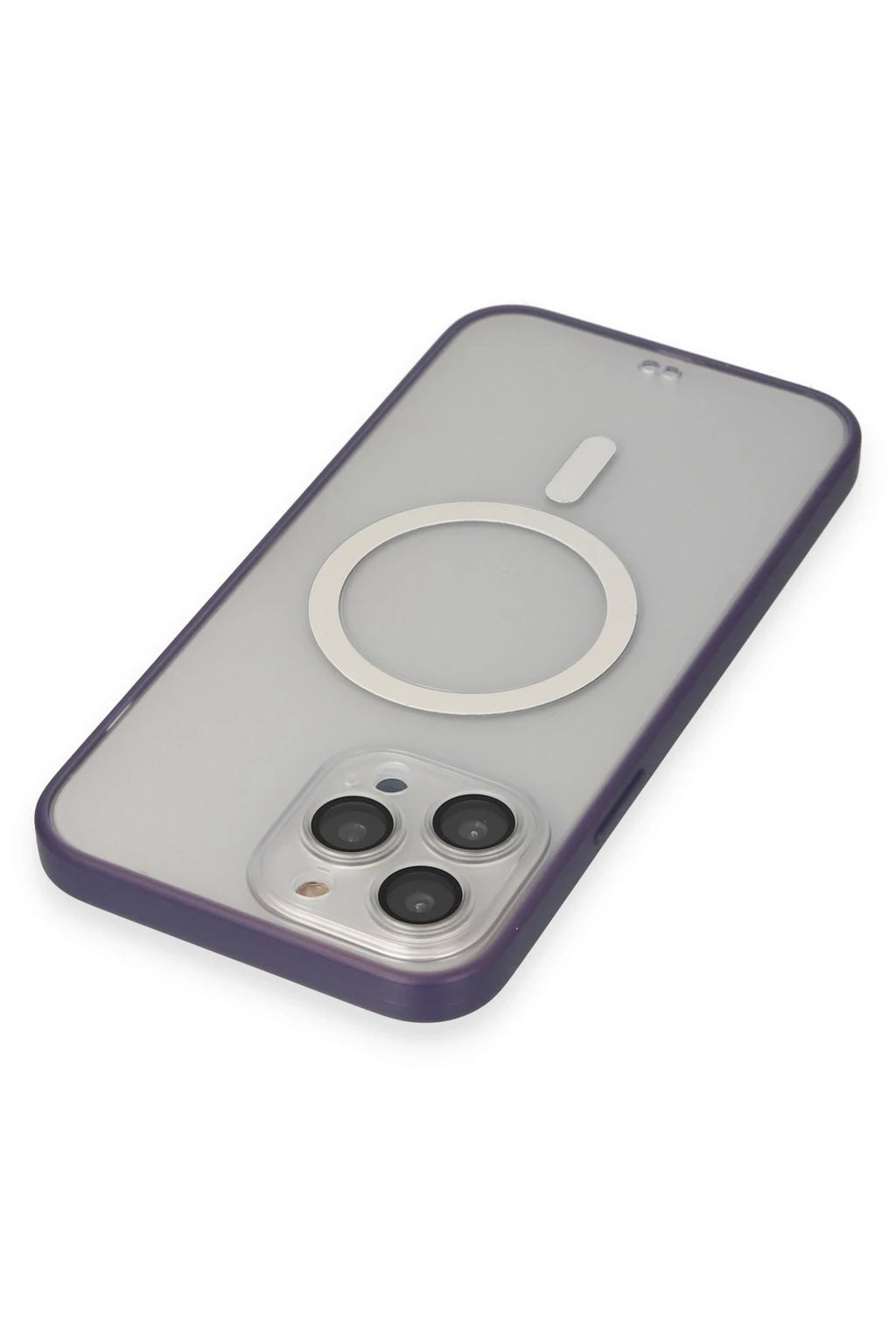 nebaktın Apple iPhone 14 Pro Max Kılıf Grand Magneticsafe Kapak - Mor 3