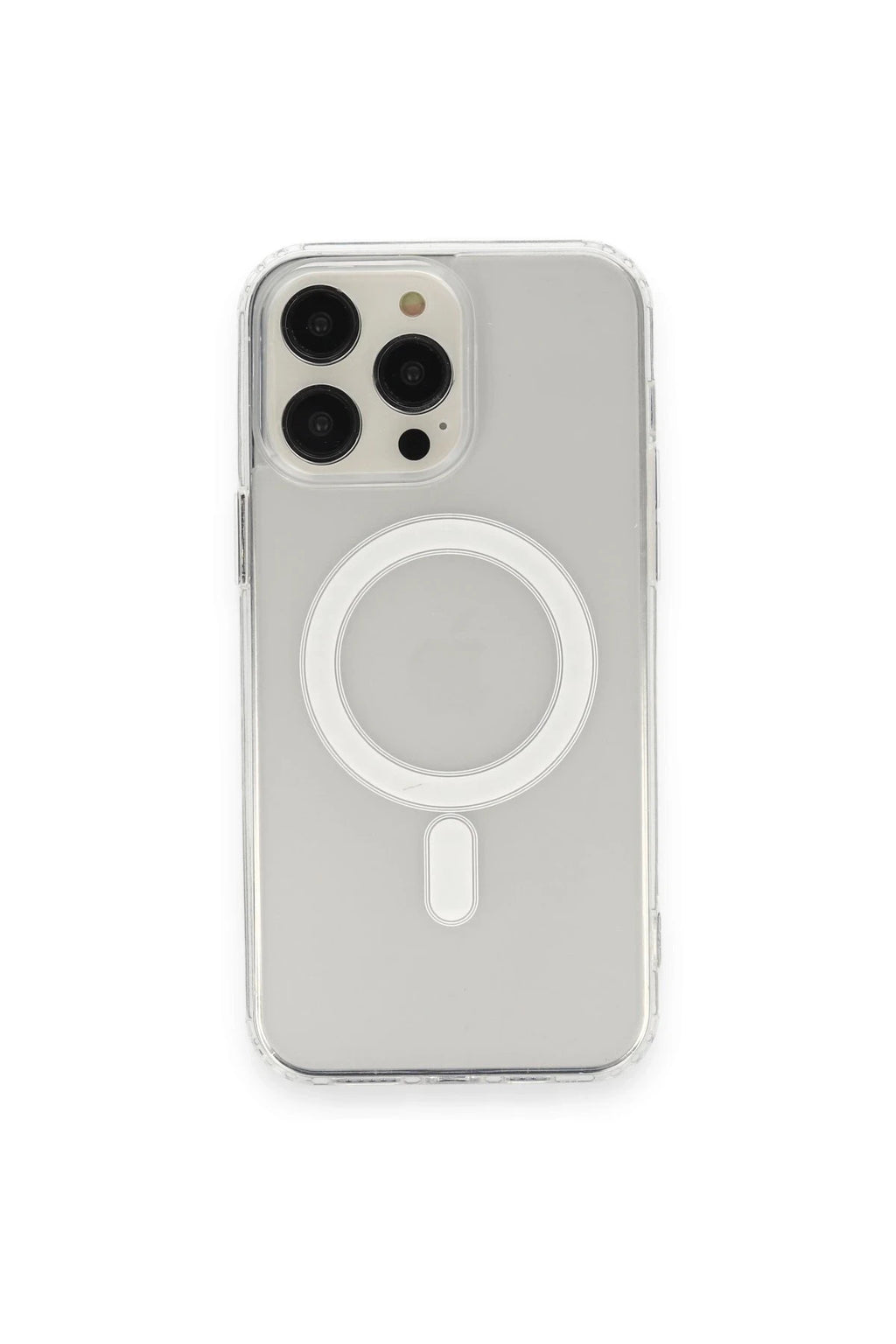 nebaktın Apple iPhone 14 Pro Max Kılıf Matte Şeffaf Magneticsafe - Şeffaf 2