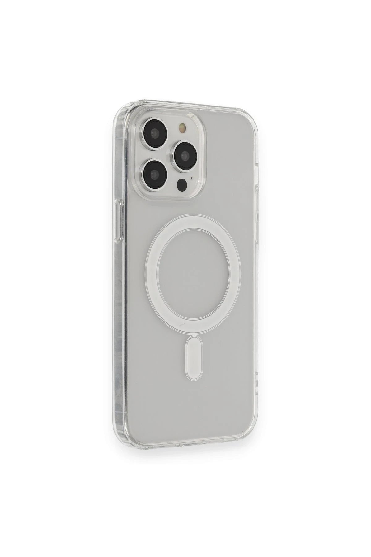nebaktın Apple iPhone 14 Pro Max Kılıf Matte Şeffaf Magneticsafe - Şeffaf 1