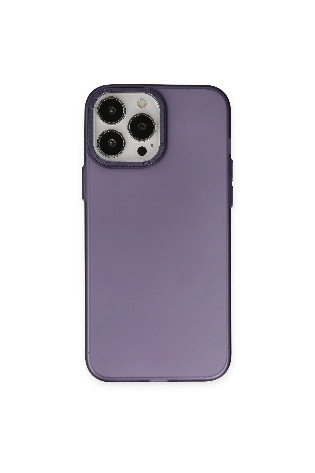 nebaktın Apple iPhone 14 Pro Max Kılıf Modos Metal Kapak - Derin Mor 1