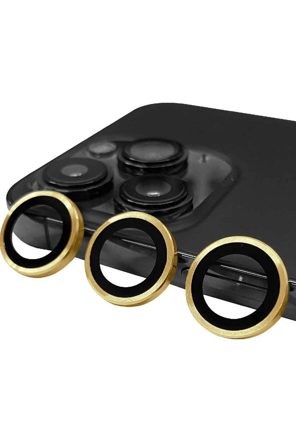 nebaktın Apple iPhone 14 Pro Raze Metal Kamera Lens - Gold 1