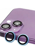 nebaktın Apple iPhone 14 Raze Metal Kamera Lens - Mavi 1