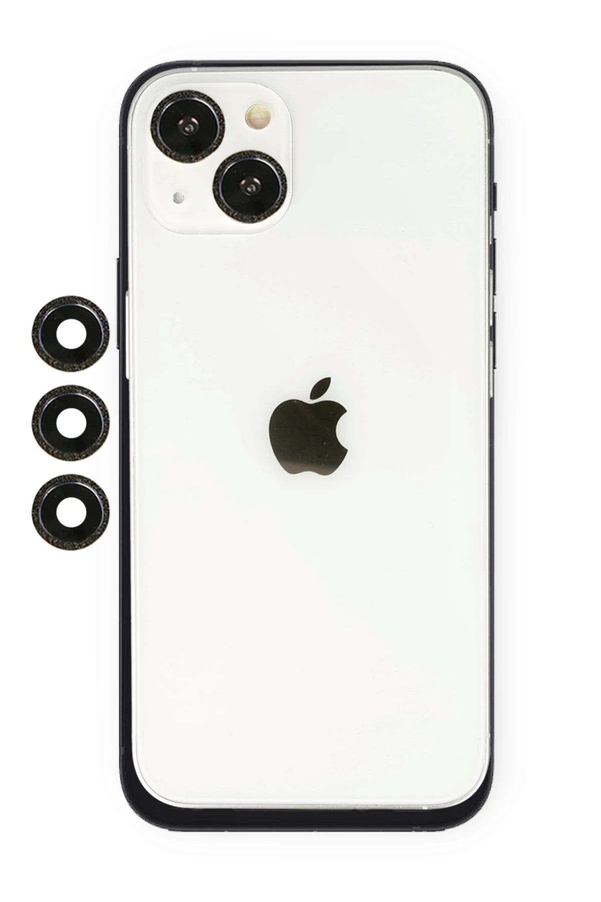 nebaktın Apple iPhone 14 Shine Kamera Lens - Siyah 1