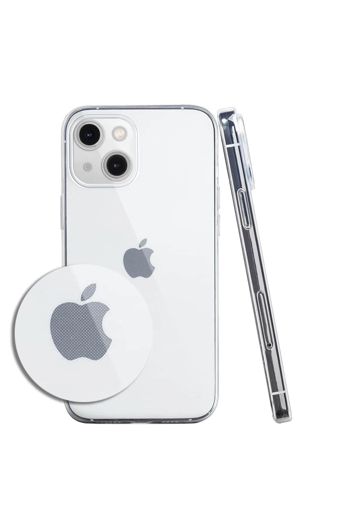 nebaktın Apple iPhone 15 Kılıf Lüx Şeffaf Silikon 2