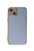 nebaktın Apple iPhone 15 Kılıf Volet Silikon - Mavi 1
