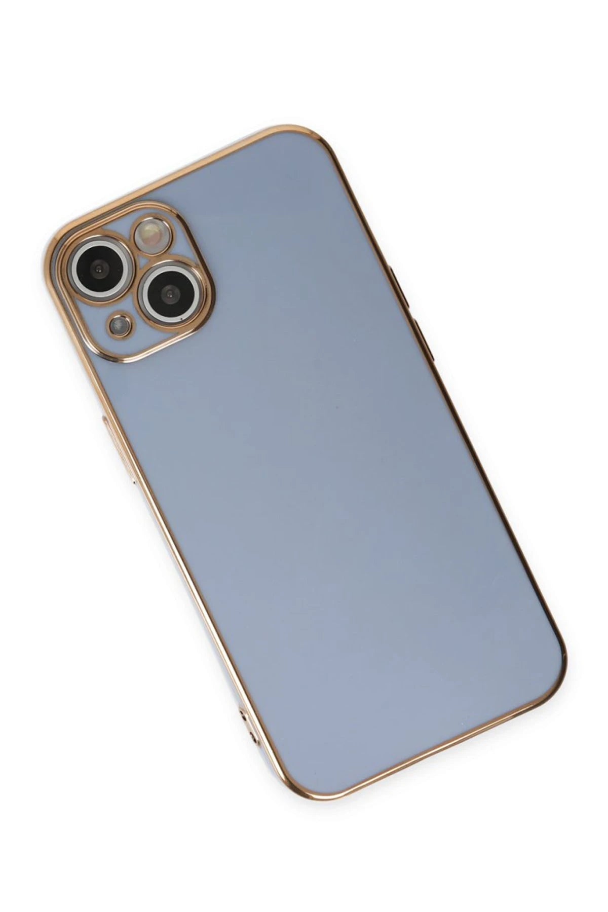nebaktın Apple iPhone 15 Kılıf Volet Silikon - Mavi 2