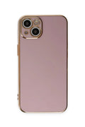 nebaktın Apple iPhone 15 Kılıf Volet Silikon - Mor 1
