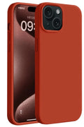 nebaktın Apple iPhone 15 Plus Kılıf First Silikon - Kırmızı 1