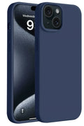 nebaktın Apple iPhone 15 Plus Kılıf First Silikon - Lacivert 1