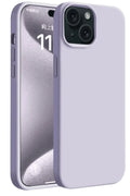 nebaktın Apple iPhone 15 Plus Kılıf First Silikon - Lila 1