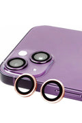 nebaktın Apple iPhone 15 Plus Raze Metal Kamera Lens - Pembe 1