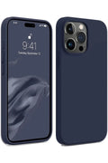 nebaktın Apple iPhone 15 Pro Kılıf First Silikon - Lacivert 1